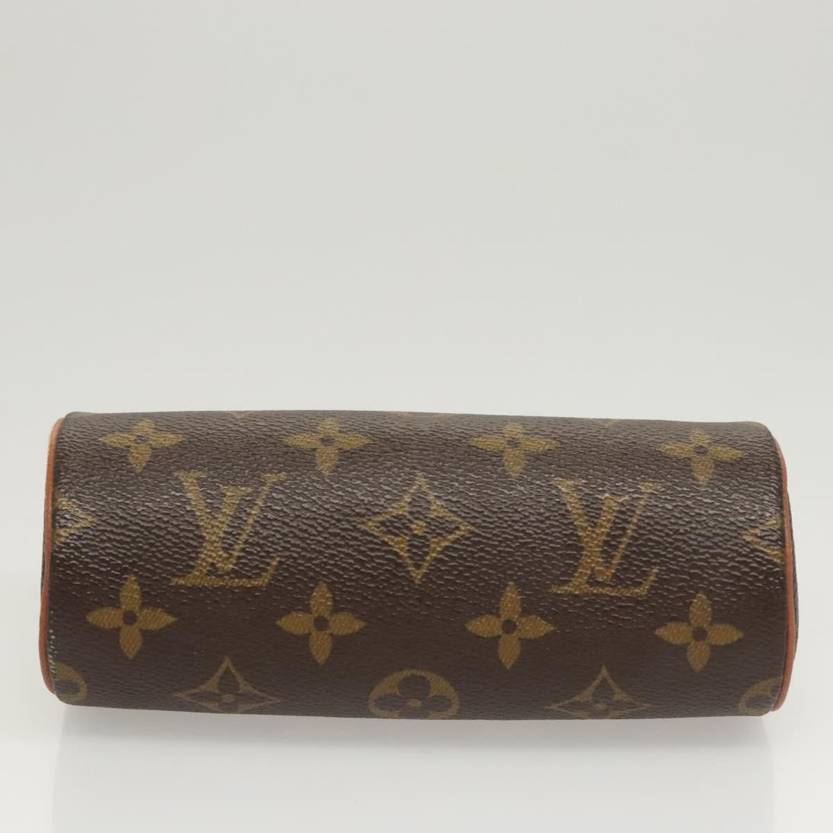 Louis Vuitton Papillon Pochette Monogram Canvas, BROWN, CANVAS, Clutche & pouche