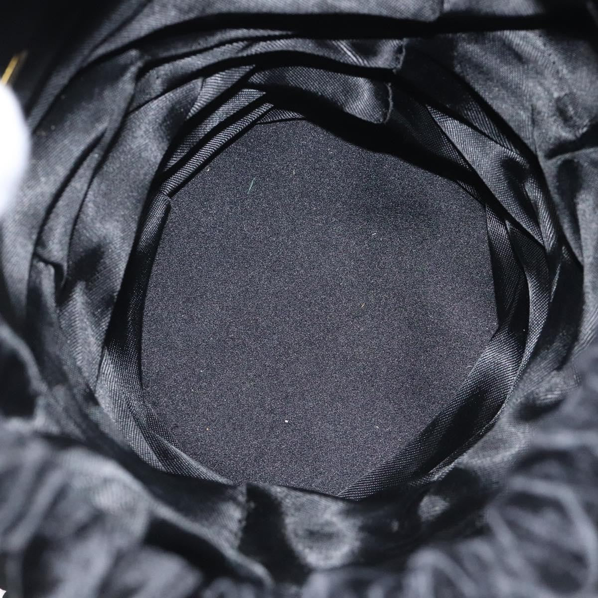 Fendi Vintage shoulderbag Satin, BLACK, SATIN, Shoulder bag