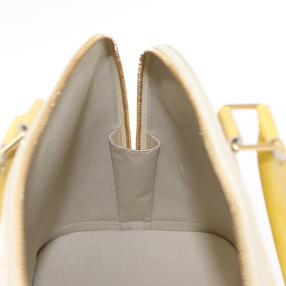 Louis Vuitton Alma Handbag Monogram Vernis, YELLOW, PATENT_LEATHER, Handbag
