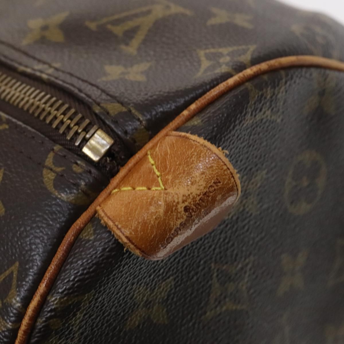 Louis Vuitton Keepall Bag Monogram Canvas, BROWN, CANVAS, Travel bag