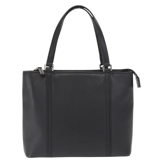Burberry Vintage Handbag Leather, BLACK, LEATHER, Handbag