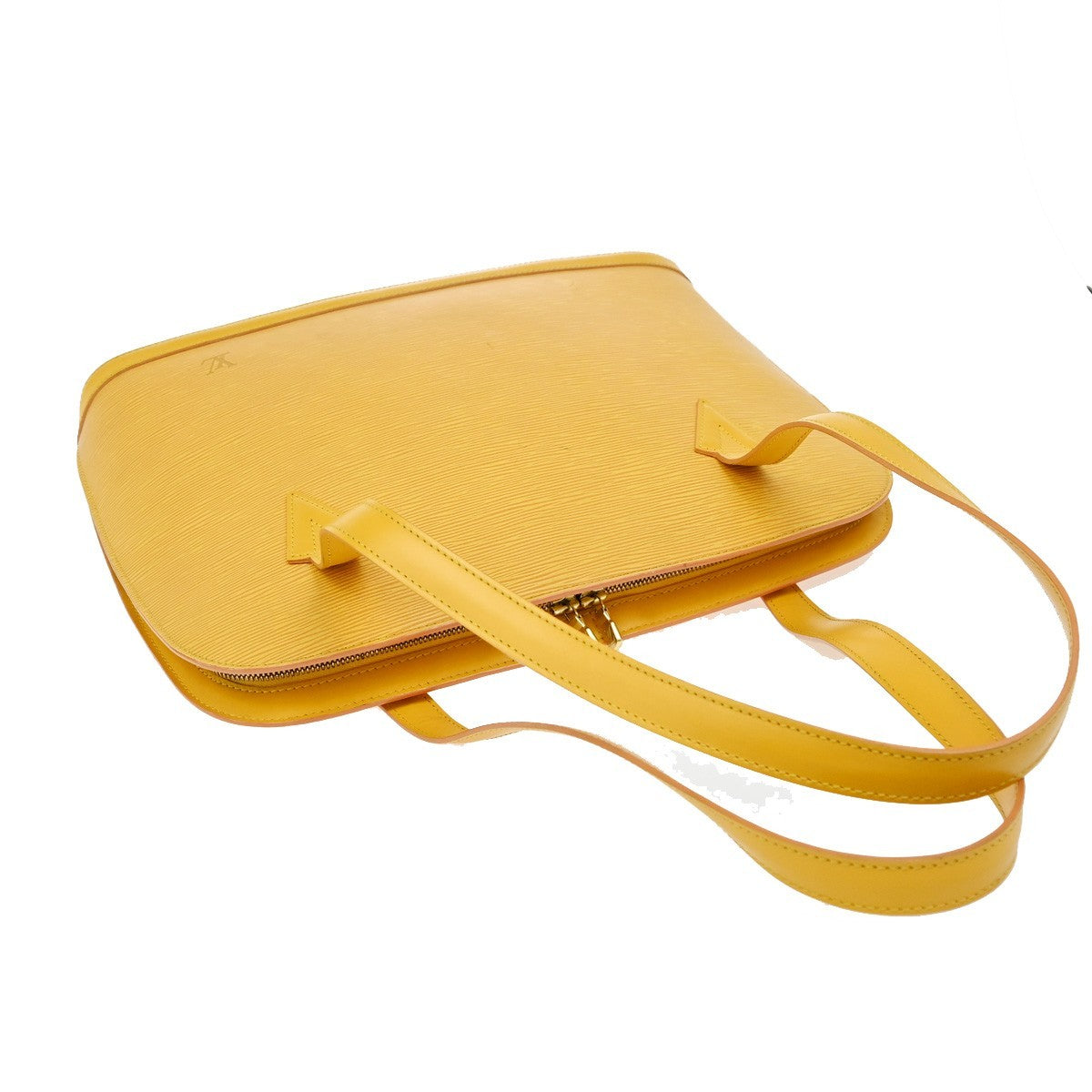 Louis Vuitton Lussac Handbag Epi Leather, YELLOW, LEATHER, Shoulder bag