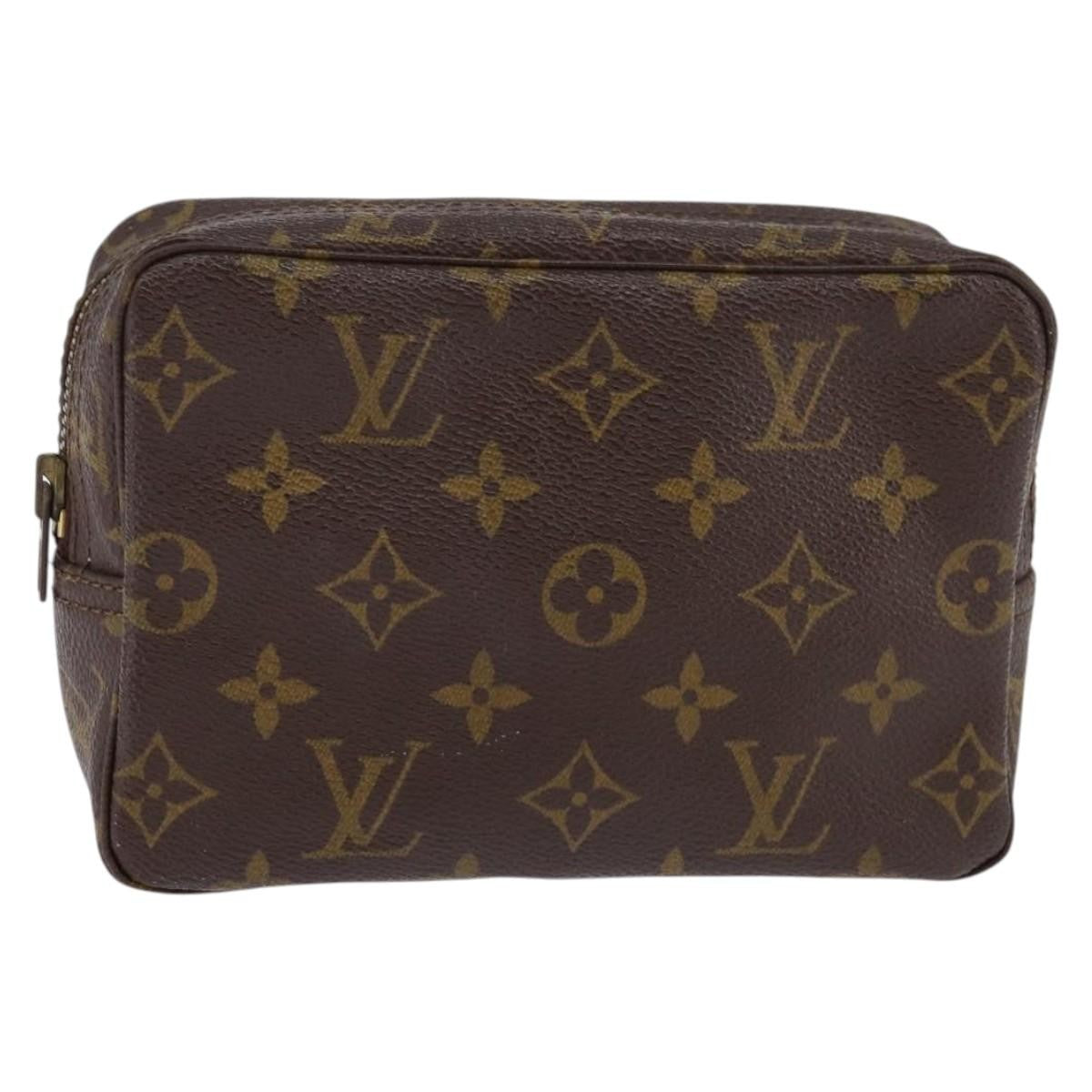 Louis Vuitton Trousse Toiletry Pouch Monogram Canvas, BROWN, CANVAS, Toiletry Case