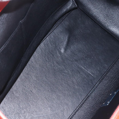 Celine Trapeze Bag Leather, RED, LEATHER, Handbag