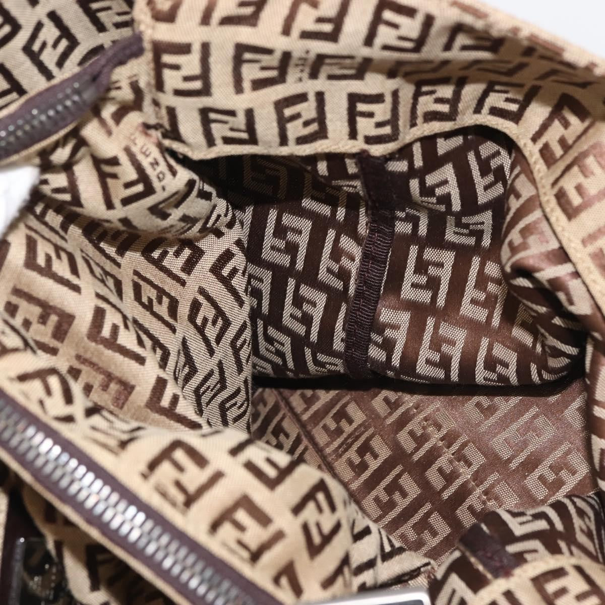 Fendi Vintage Tote Zucca Canvas, BEIGE, CANVAS, Tote bag