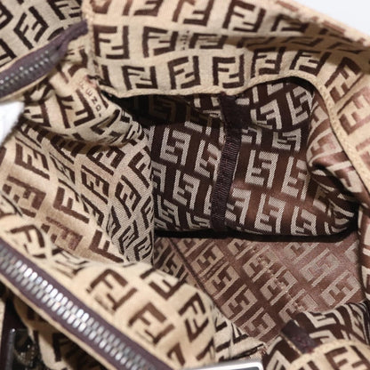 Fendi Vintage Tote Zucca Canvas, BEIGE, CANVAS, Tote bag