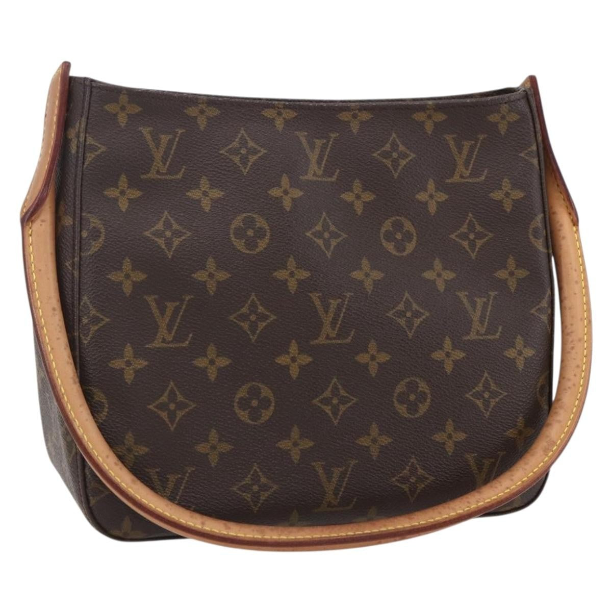 Louis Vuitton Looping Handbag Monogram Canvas, BROWN, CANVAS, Shoulder bag