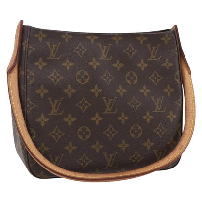 Louis Vuitton Looping Handbag Monogram Canvas, BROWN, CANVAS, Shoulder bag