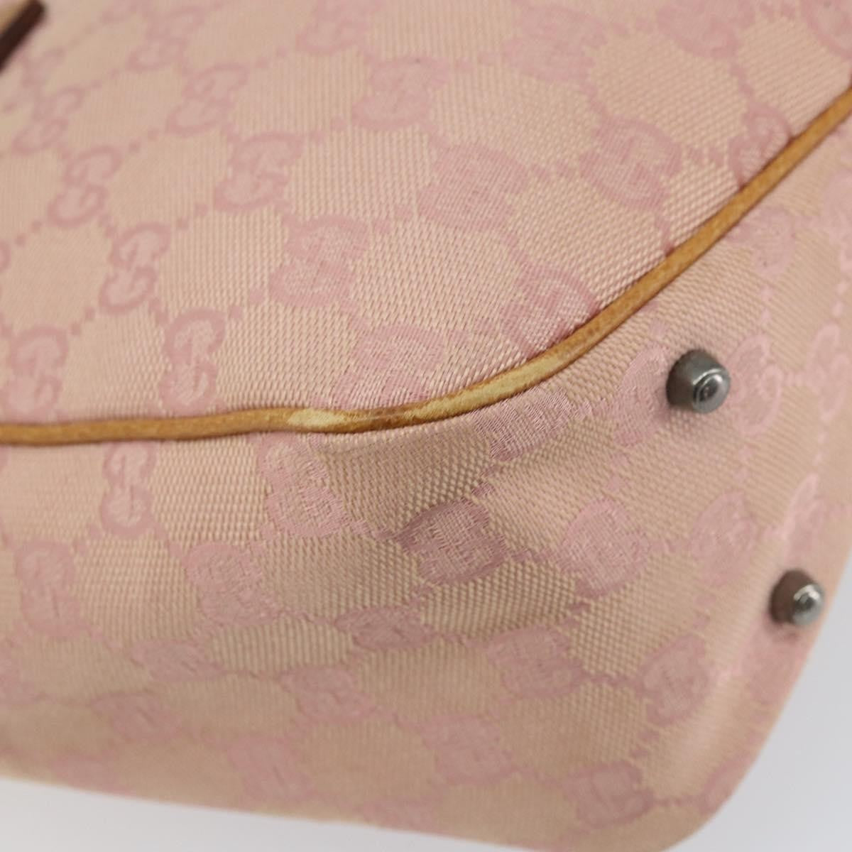 Gucci Vintage Open Tote GG Canvas, PINK, CANVAS, Tote bag