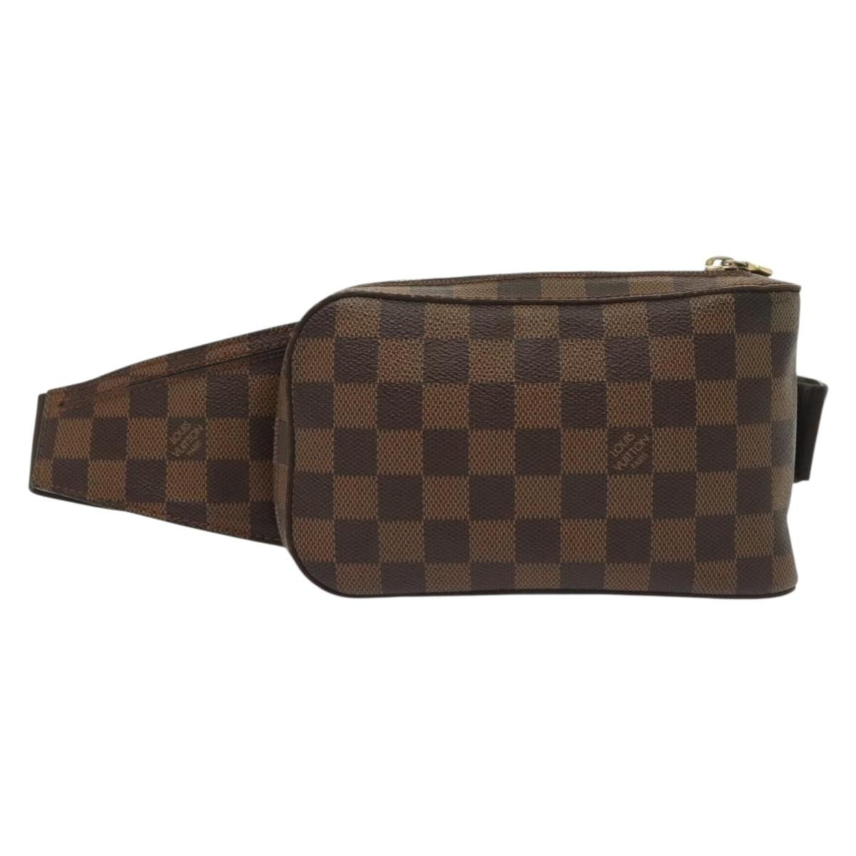 Louis Vuitton Geronimos Waist Bag Damier, BROWN, CANVAS, Shoulder bag