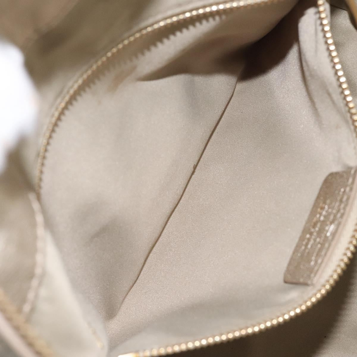 Salvatore Ferragamo Vintage Zip Tote Leather, GOLD, LEATHER, Tote bag