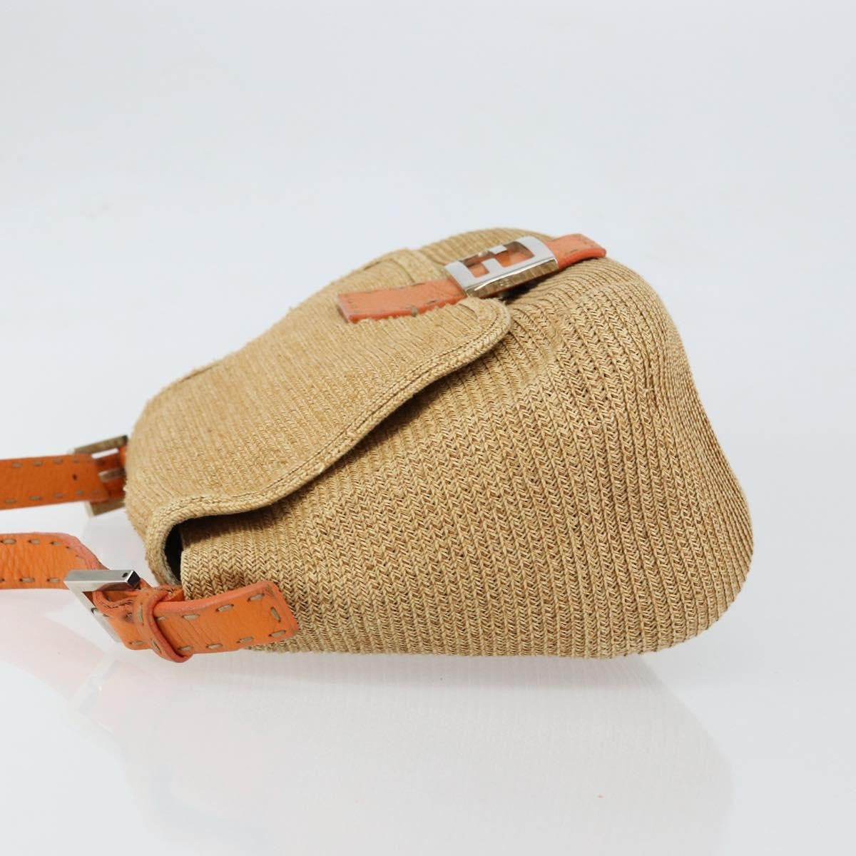 Fendi Mama Forever Bag Raphia, BEIGE, WOOD, Bag