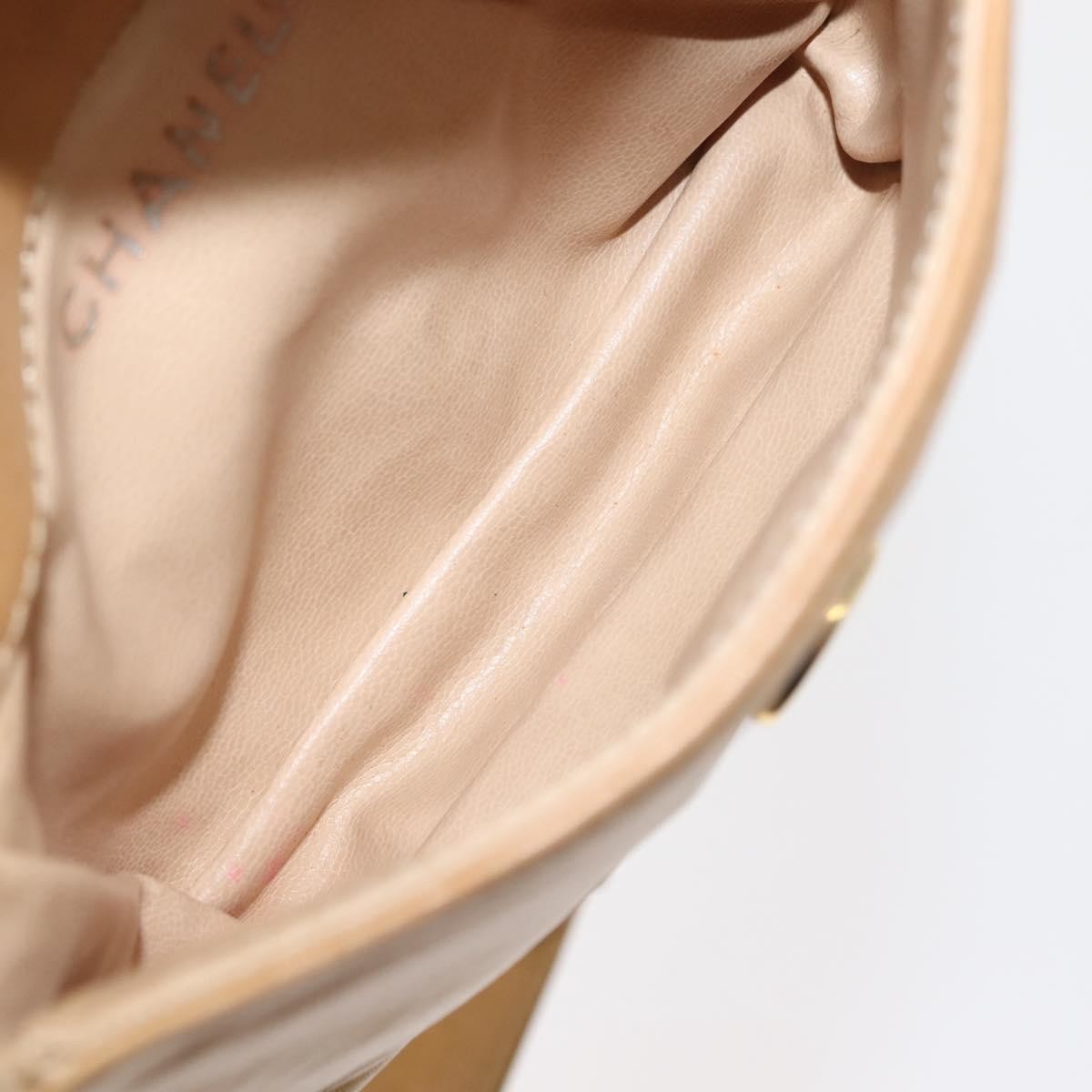 Chanel Vintage Flap Waist Bag Leather, BEIGE, LEATHER, Clutche & pouche