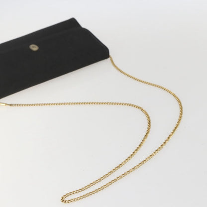 Christian Dior Vintage Honeycomb chain Canvas, BLACK, CANVAS, Clutche & pouche