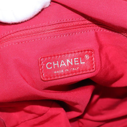 Chanel Paris-Venice Bon Bon Tote Printed Canvas, WHITE, NYLON, Tote bag