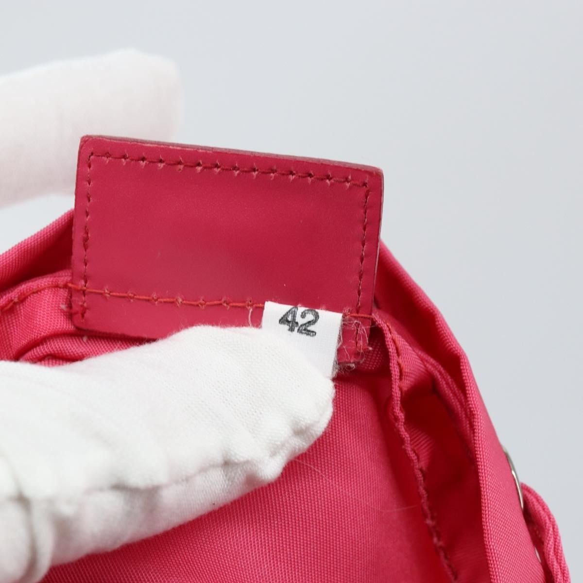 Prada Drawstring Wristlet Bucket Bag Tessuto, PINK, NYLON, Clutche & pouche