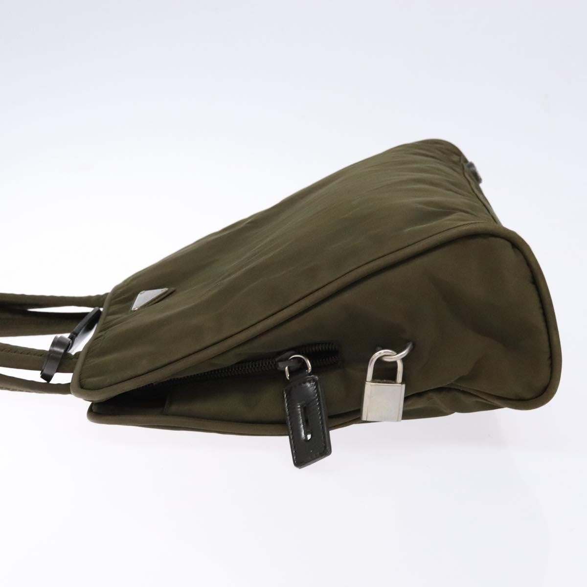 Prada Tote Vitello Daino Vitello Daino, GREEN, NYLON, Tote bag