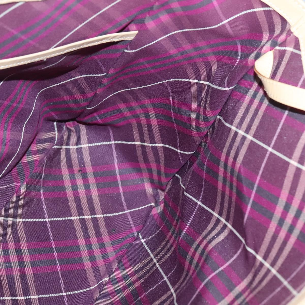 Burberry Nova Check Tote Leather, BEIGE, CANVAS, Tote bag