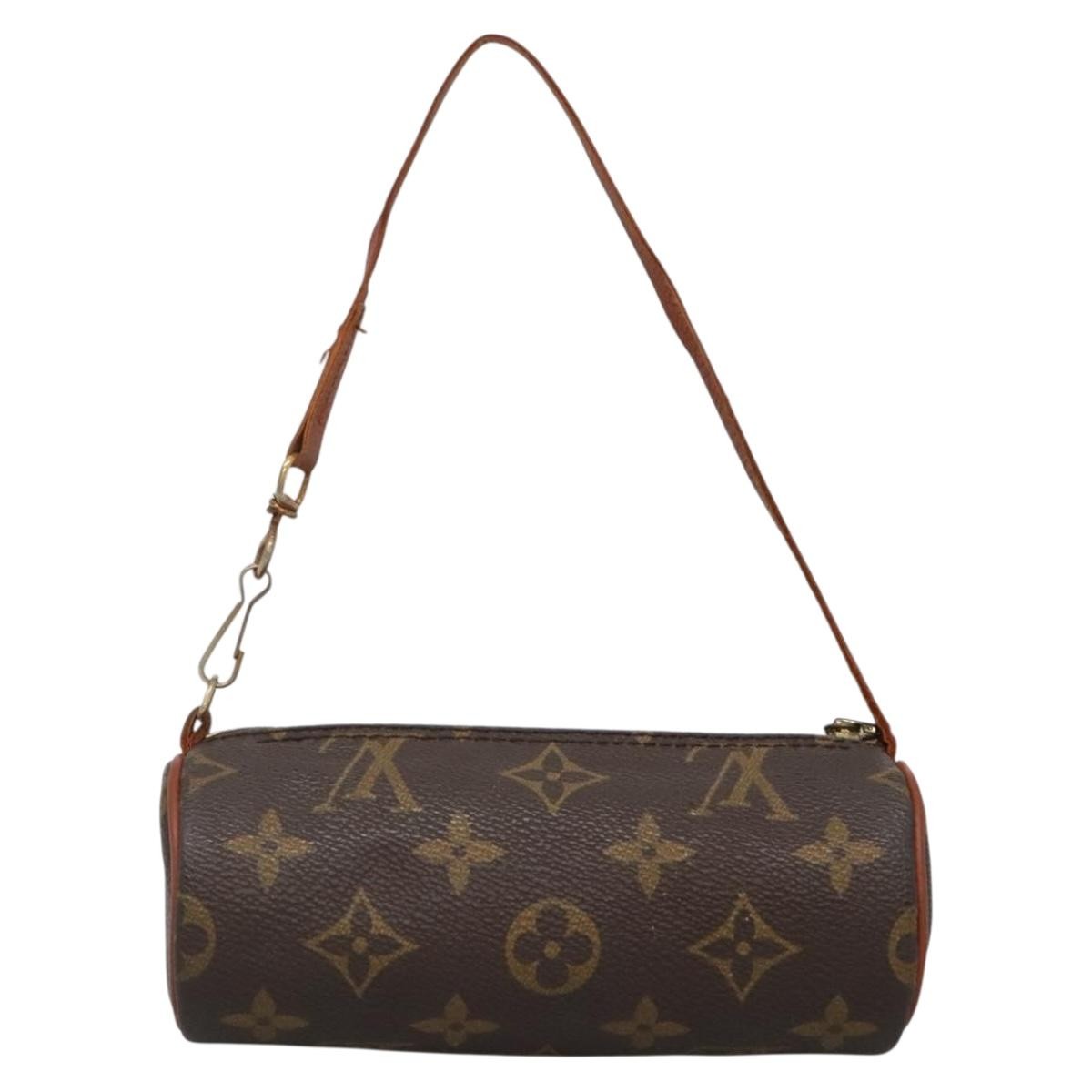 Louis Vuitton Papillon Pochette Monogram Canvas, BROWN, CANVAS, Handbag