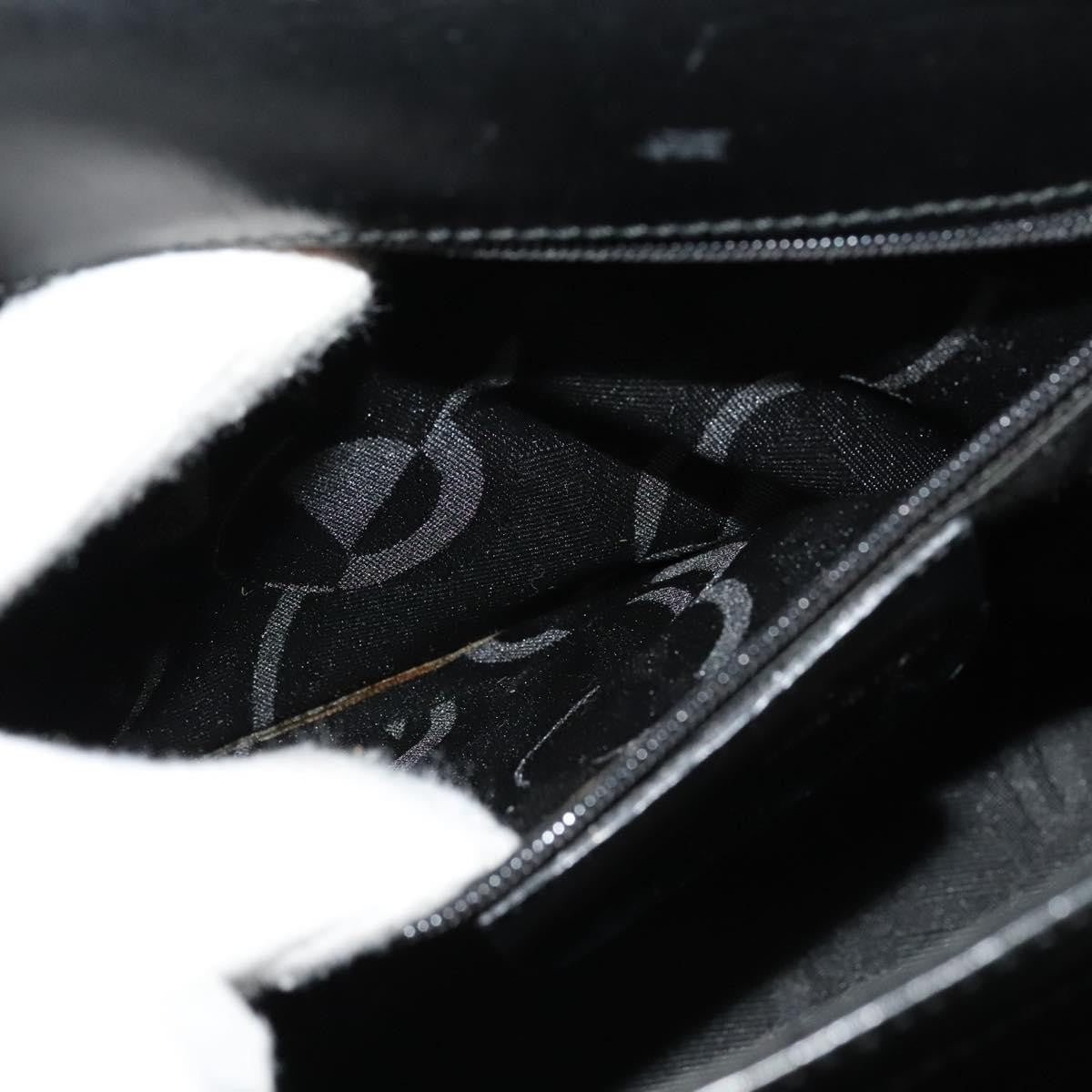 Salvatore Ferragamo Gancini Tote Leather, BLACK, LEATHER, Tote bag