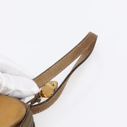 Loewe Anagram Clutch Bag Leather, BEIGE, LEATHER, Clutche & pouche