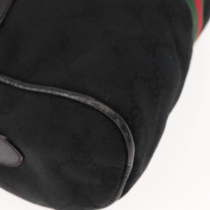 Gucci Ophidia Shoulder Bag GG Coated Canvas, BLACK, CANVAS, Shoulder bag
