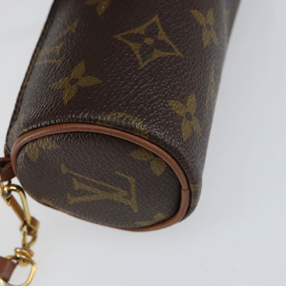 Louis Vuitton Papillon Pochette Monogram Canvas, BROWN, CANVAS, Clutche & pouche