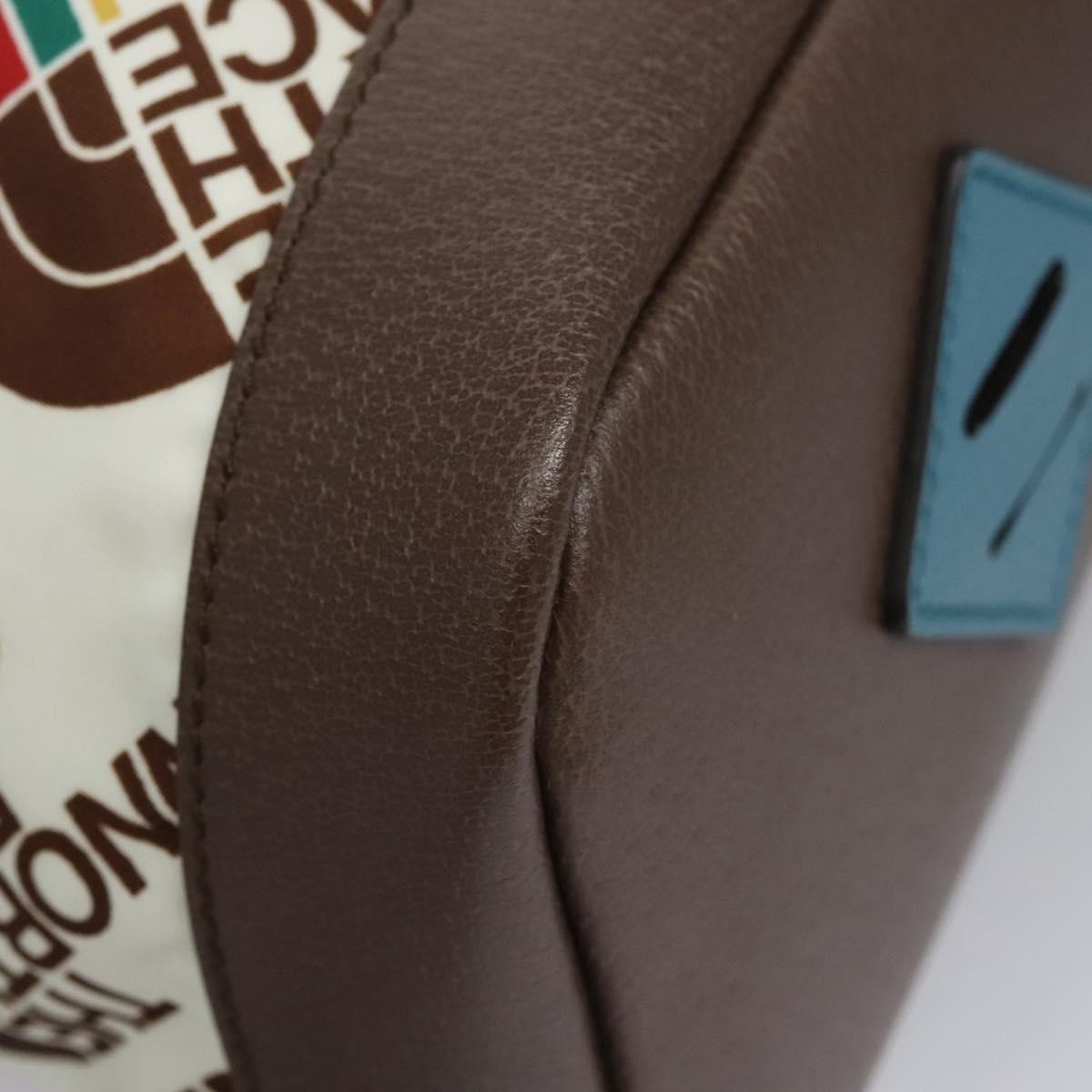 Gucci Gucci x The North Face Zip Backpack Printed Nylon, ECRU, NYLON, Backpack