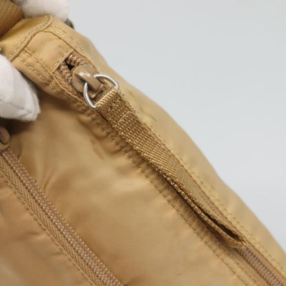 Prada Vintage Shoulder Bag Tessuto, BEIGE, NYLON, Shoulder bag