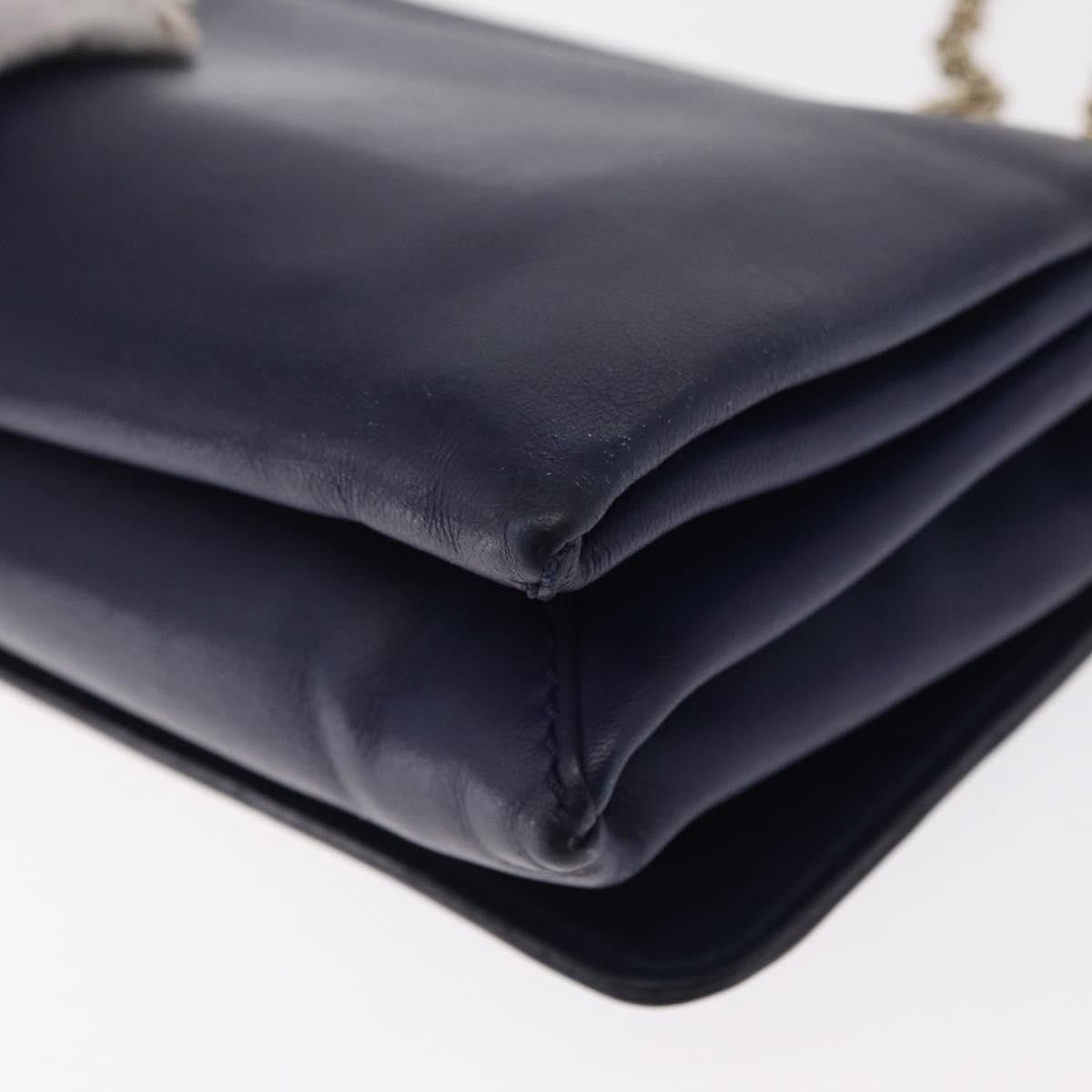 Valentino Garavani Va Va Voom Flap Shoulder Bag Leather, NAVY, LEATHER, Shoulder bag