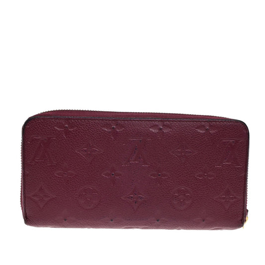 Louis Vuitton Portefeuille zippy Monogramme Empreinte Monogramme Empreinte, PURPLE, LEATHER, Wallets