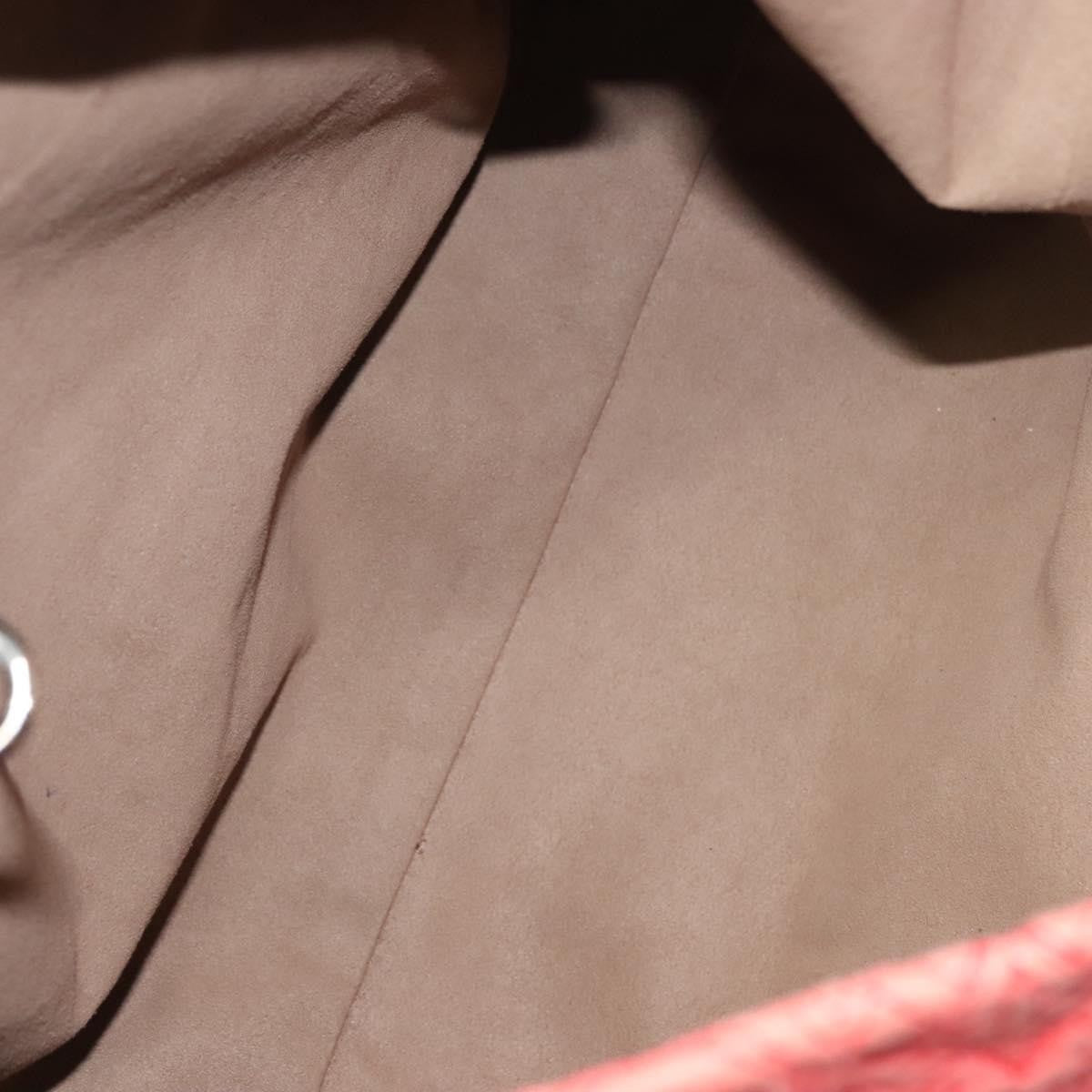 Louis Vuitton Antheia Hobo Leather, ORANGE, LEATHER, Shoulder bag