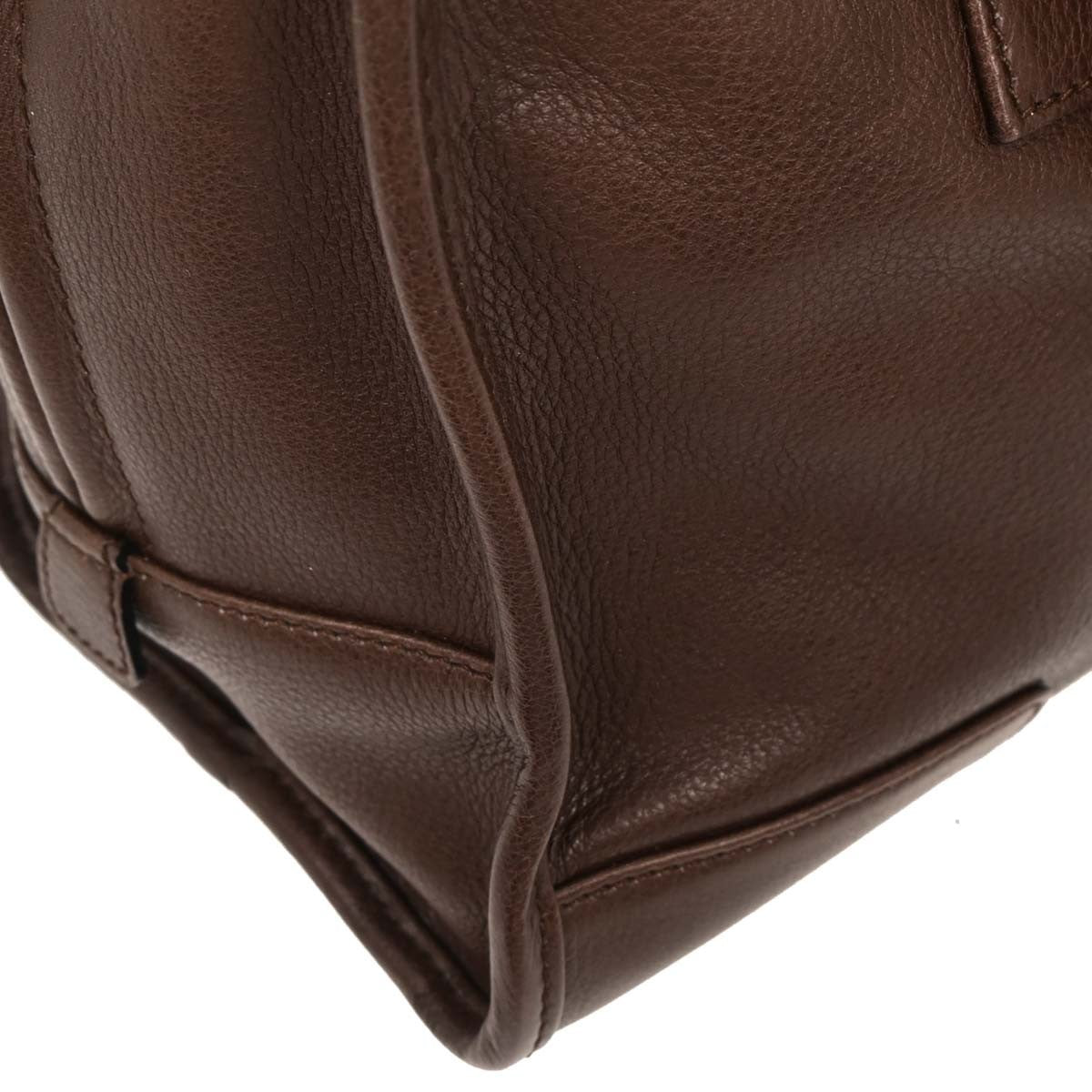 Loewe Amazona Bag Leather, BROWN, LEATHER, Handbag