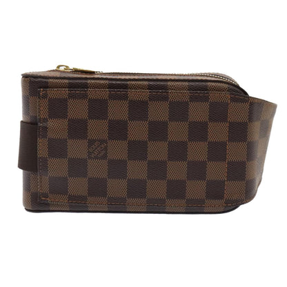 Louis Vuitton Geronimos Waist Bag Damier, BROWN, CANVAS, Shoulder bag