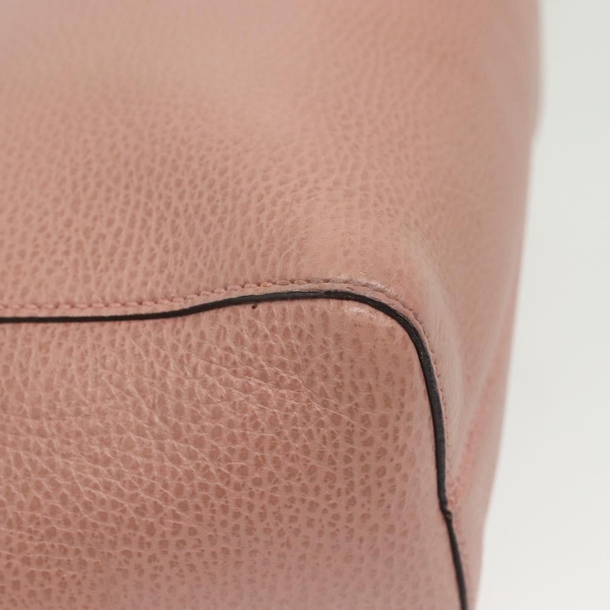 Gucci Swing Tote Leather, PINK, LEATHER, Tote bag