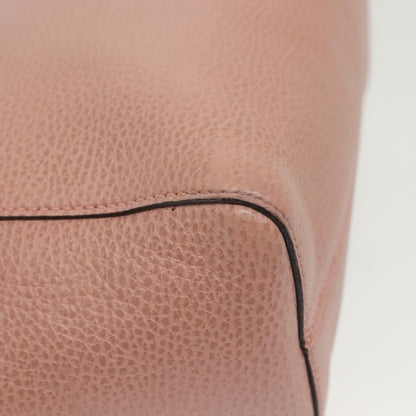 Gucci Swing Tote Leather, PINK, LEATHER, Tote bag