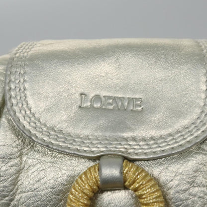 Loewe Vintage Crossbody Leather, SILVER, LEATHER, Shoulder bag