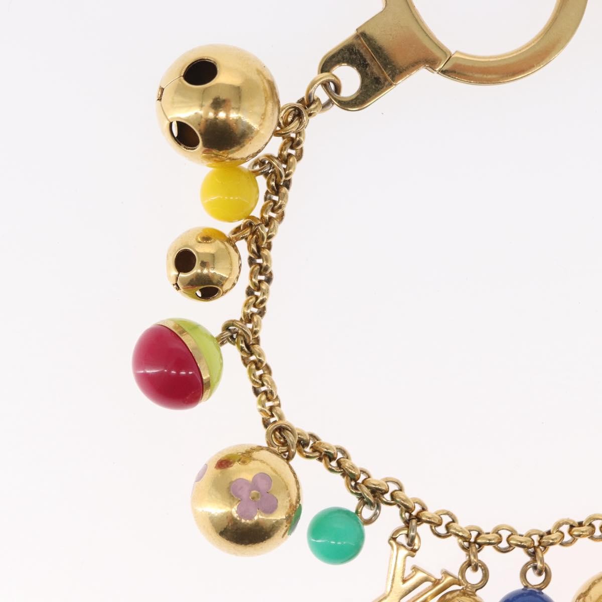 Louis Vuitton Chaine Grelots Bag Charm and Key Holder Metal, GOLD, METAL, Charms and Keychains