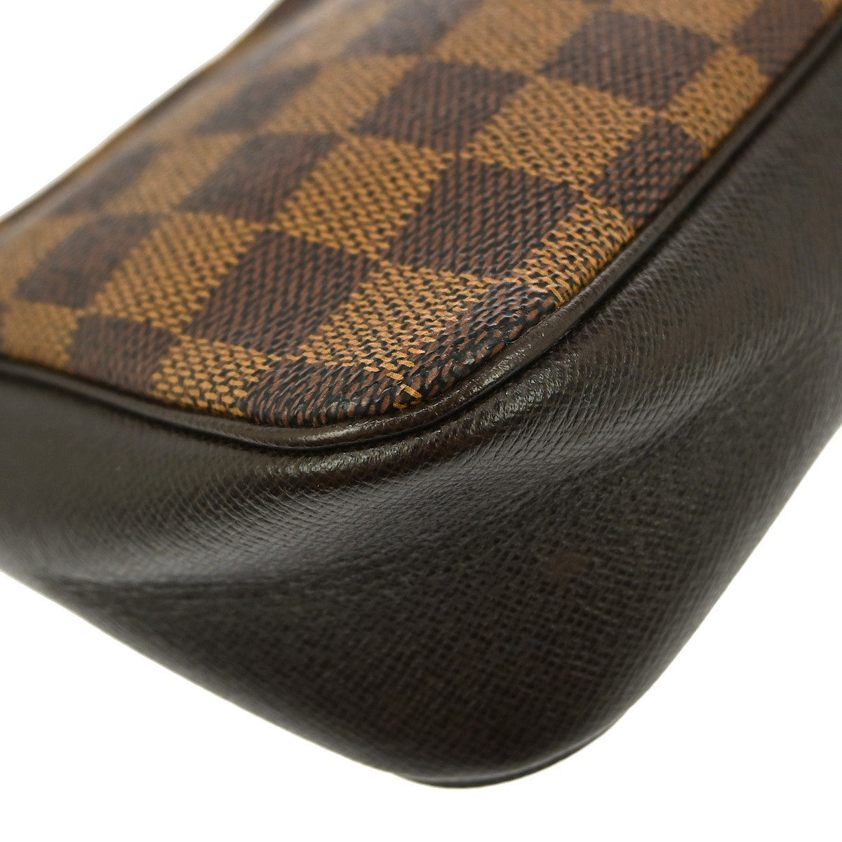 Louis Vuitton Trousse Make Up Bag Damier Canvas, BROWN, CANVAS, Shoulder bag