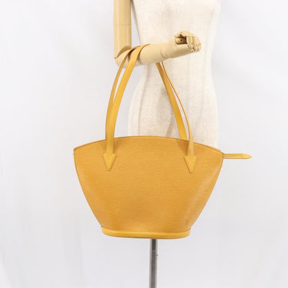Louis Vuitton Saint Jacques Handbag Epi Leather, YELLOW, LEATHER, Handbag
