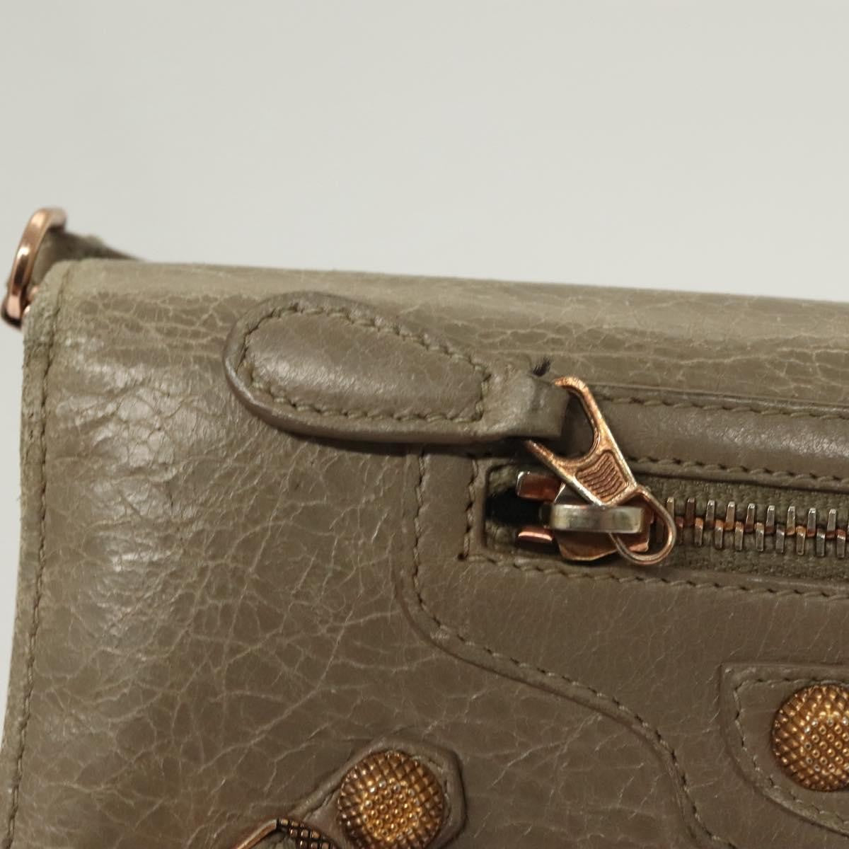 Balenciaga Giant Money Flap Wallet Leather, BEIGE, LEATHER, Wallets