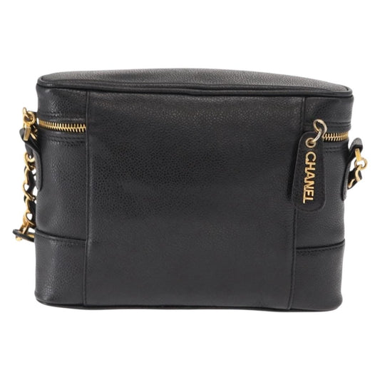 Chanel Vintage CC Shoulder Bag Caviar, BLACK, LEATHER, Shoulder bag