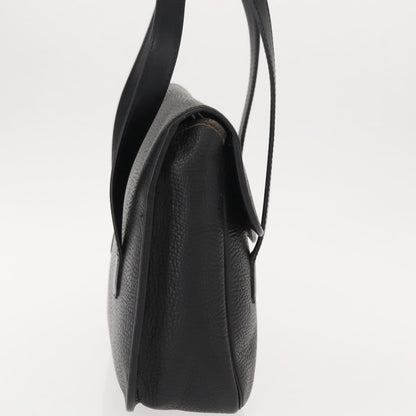 Christian Dior Vintage CD Handbag Leather, BLACK, LEATHER, Handbag