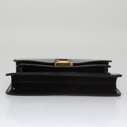 Louis Vuitton Monceau Handbag Vernis, BURGUNDY, PATENT_LEATHER, Handbag