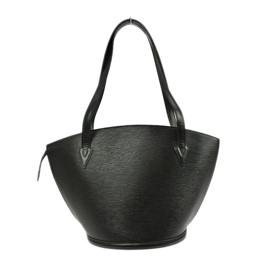 Louis Vuitton Saint Jacques Handbag Epi Leather, BLACK, LEATHER, Shoulder bag