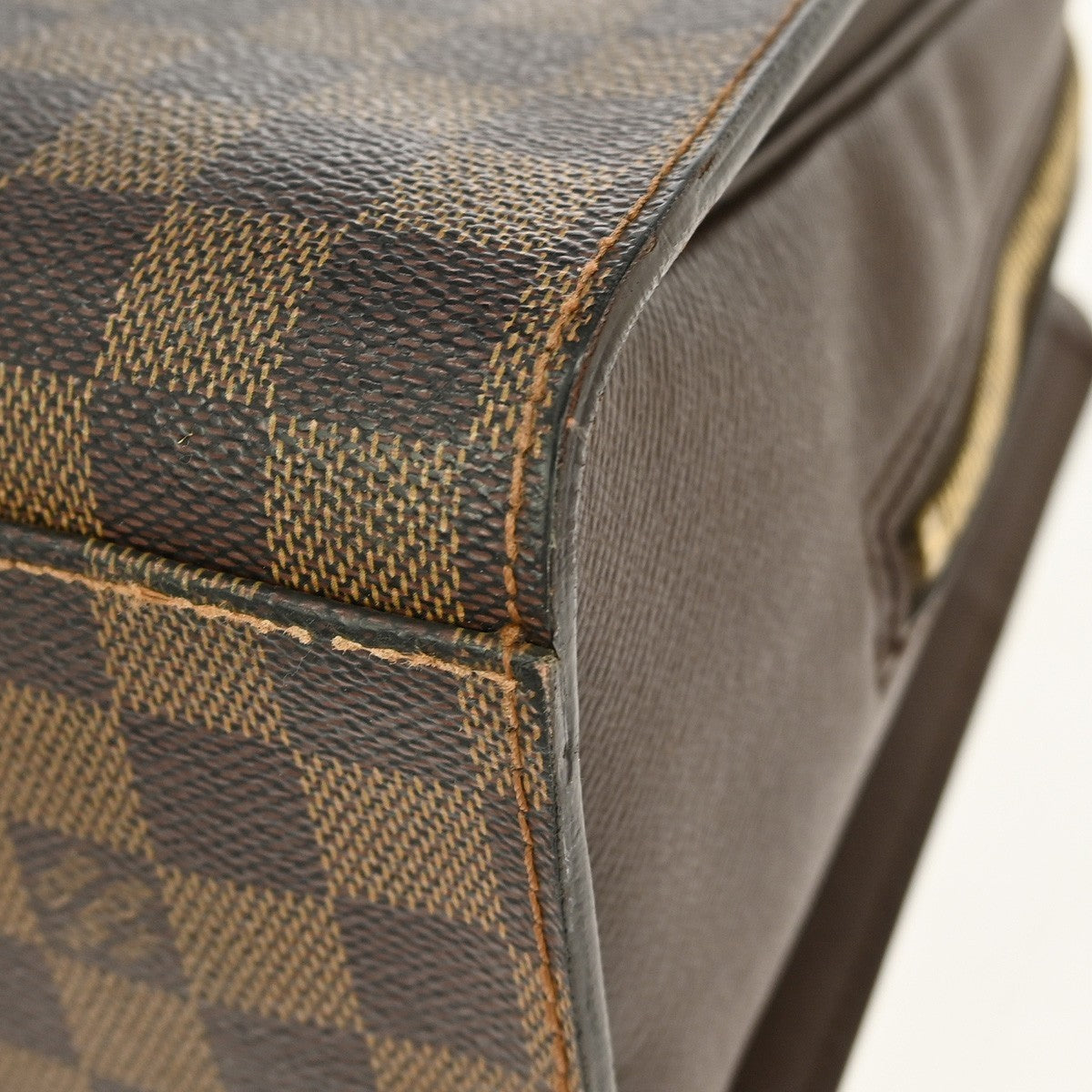 Louis Vuitton Triana Bag Damier, BROWN, CANVAS, Handbag