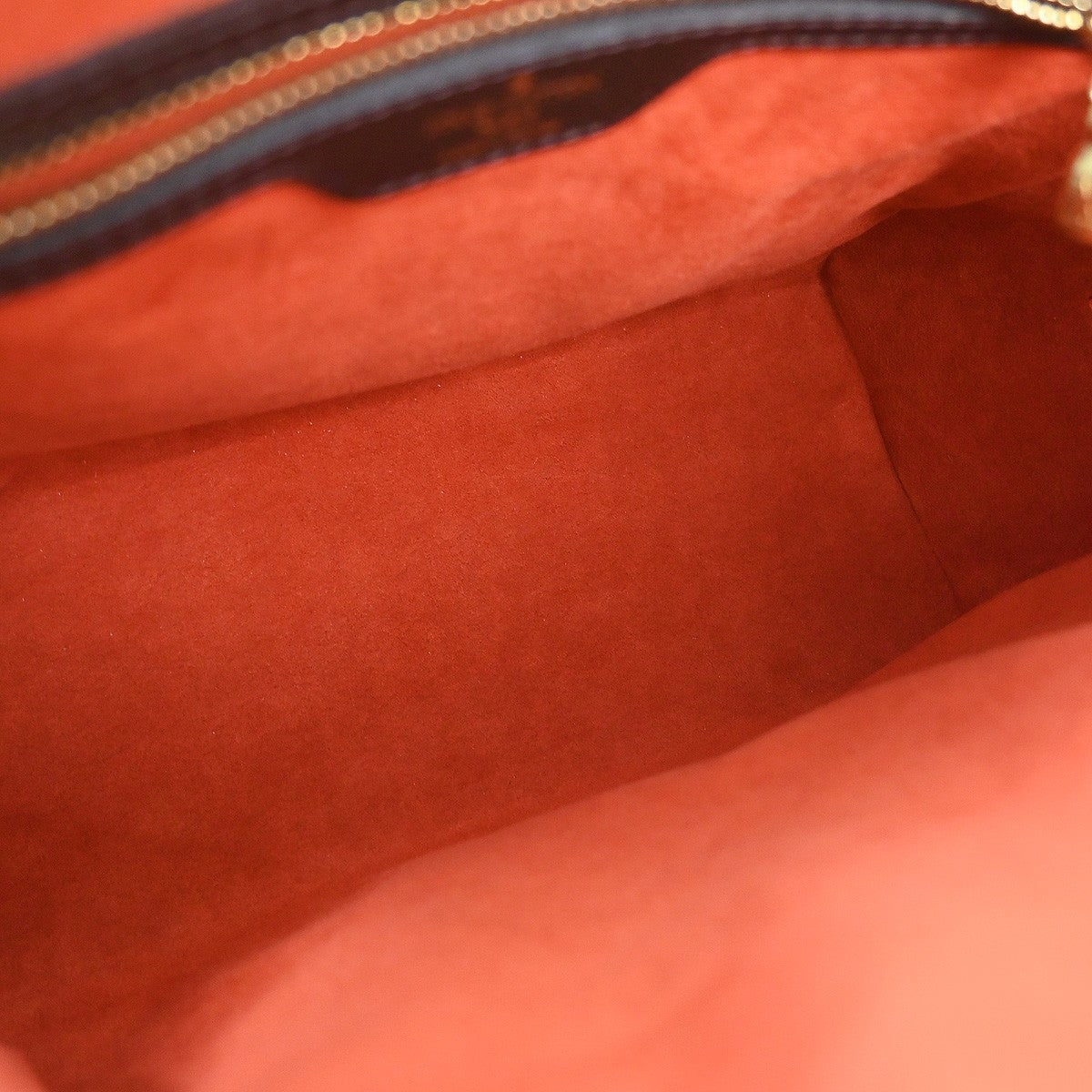 Louis Vuitton Triana Bag Damier, Brown, Canvas, Handbag