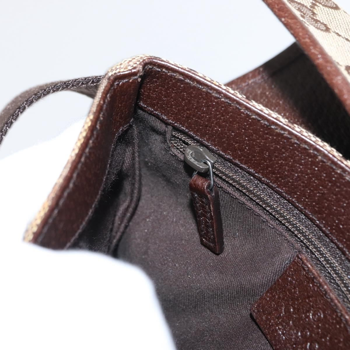 Gucci Buckle Belt Bag GG Canvas, BEIGE, CANVAS, Shoulder bag