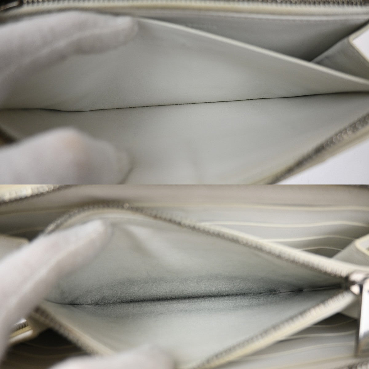 Bottega Veneta Cassette Zip Around Wallet Maxi Intrecciato Leather, WHITE, LEATHER, Wallets