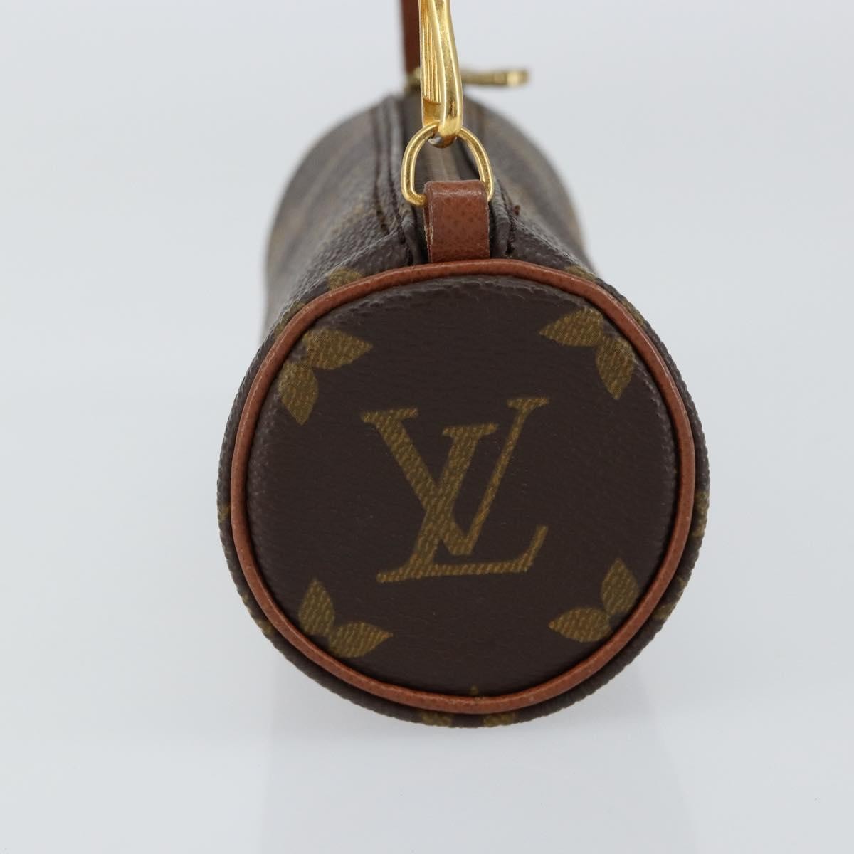 Louis Vuitton Papillon Pochette Monogram Canvas, BROWN, CANVAS, Clutche & pouche